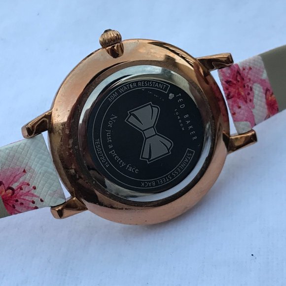 Ted Baker London Watch Leather Floral Band Women W - Picture 10 of 11